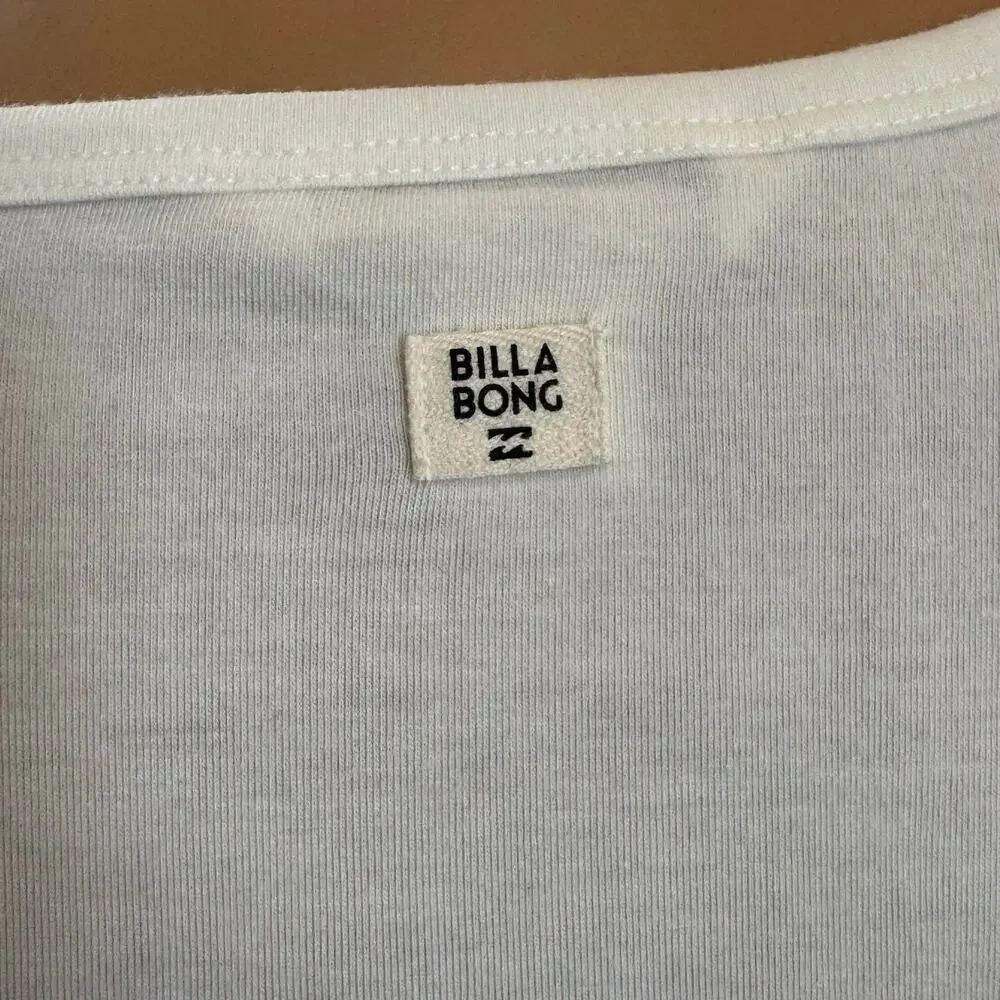 NWT Billabong Girls Good Morning Sunshine Graphic Tee Size L 14/16 Cool Whip